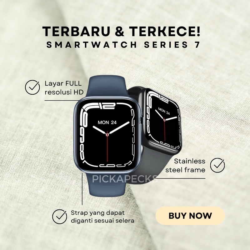 New TERBARU SmartWatch Pickapecks Series 7 PRO