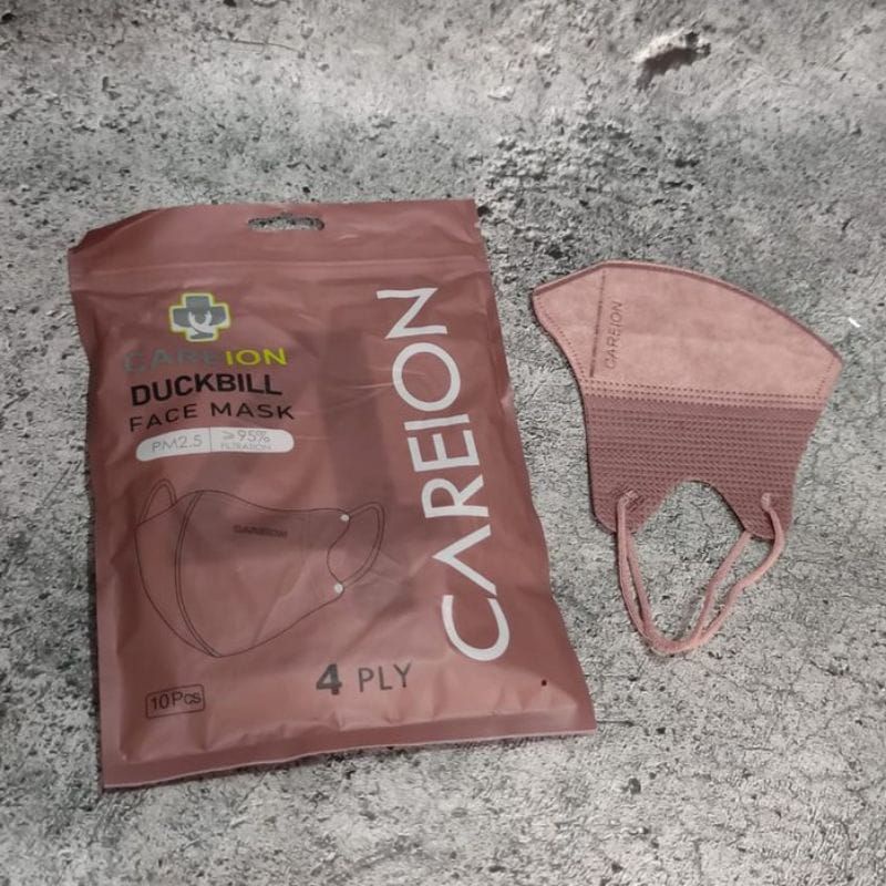masker duckbill careion embos 4ply
