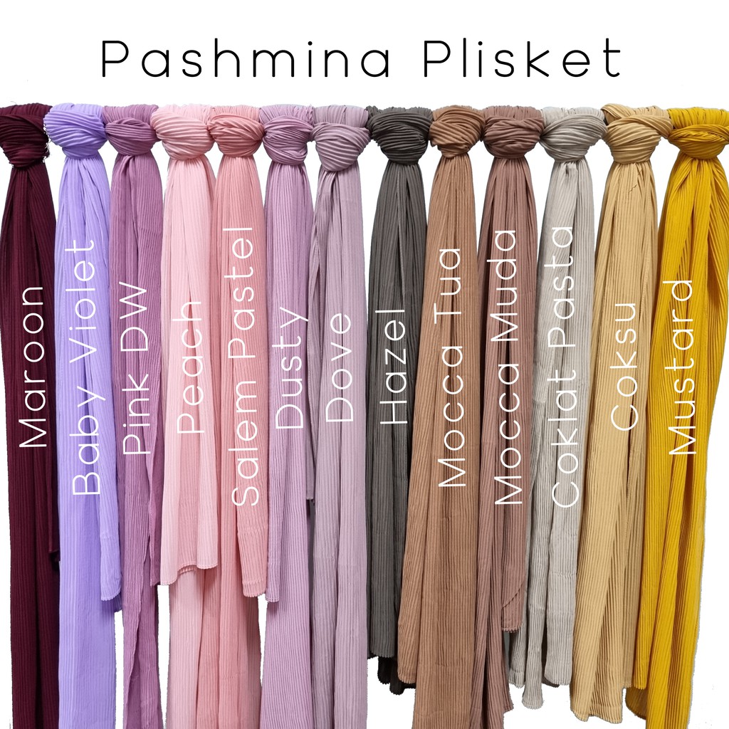 Pashmina Full Plisket Ceruty / Pleats-4
