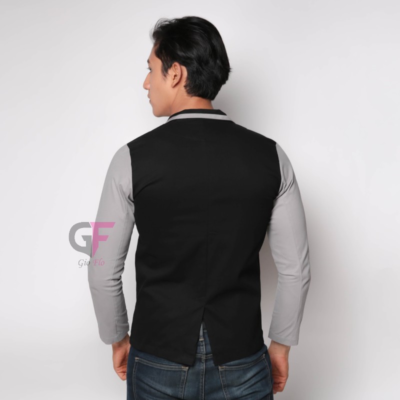 GIOFLO Blazer Slim Fit Casual Black / BLZ 662