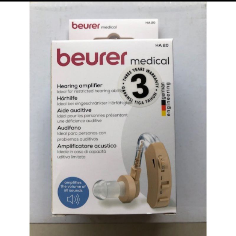 BEURER HA 20 ALAT BANTU DENGAR/ HEARING AMPLIFIER BEURER HA 20 ORIGINAL MANTAP