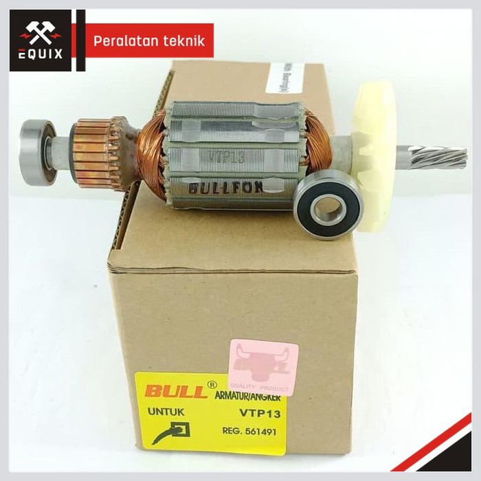 Angker BULL Armature VTP13 For Mesin BOR 13MM HITACHI VTP13