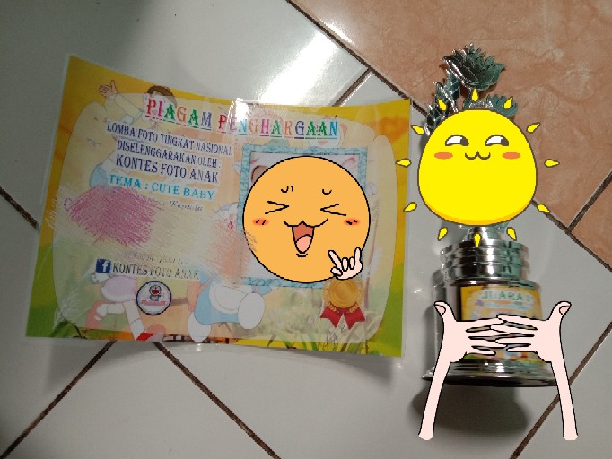 Piala Silver Trophy Silver Tatakan Chrome Bulat