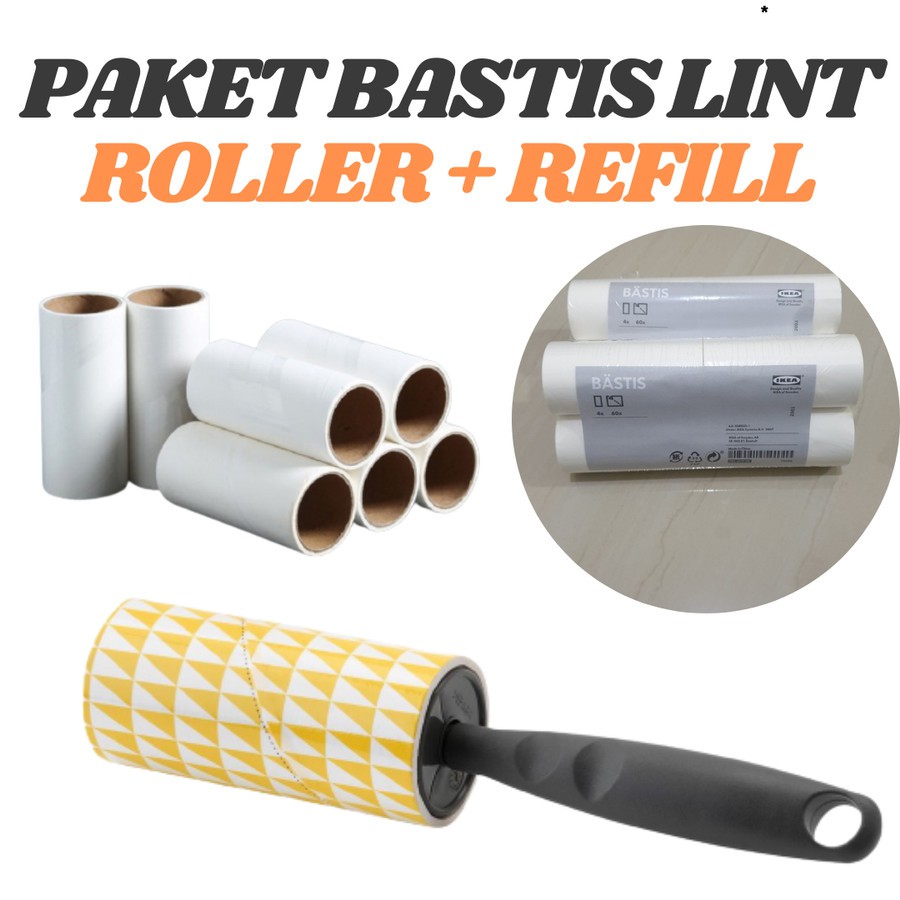 ROLL PEMBERSIH PAKAIAN PAKET ISI REFILL 4PCS SIKAT BULU HEWAN