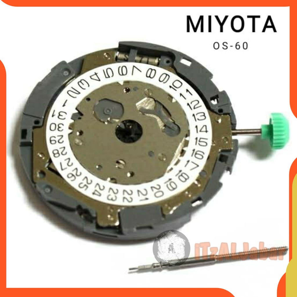 Mesin jam tangan Miyota OS 60 Japan Mesin Miyota OS60 Original