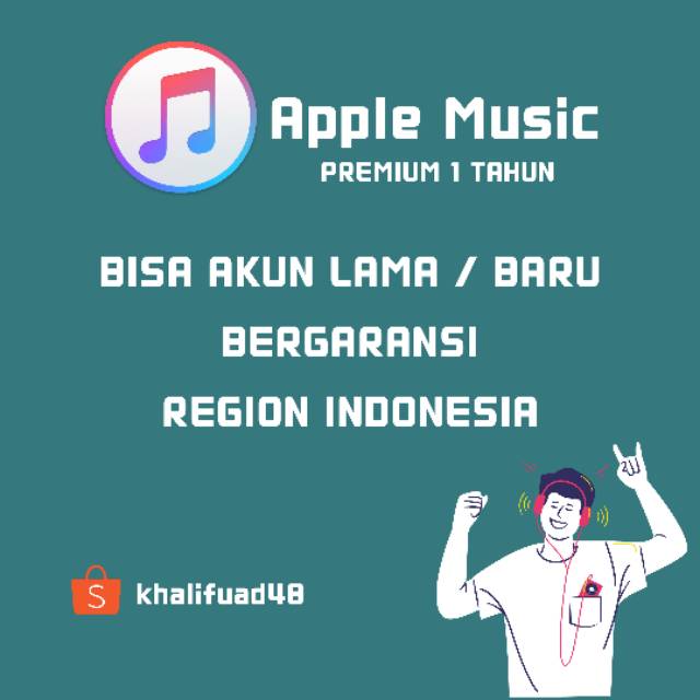 Apple Music Premium 1 Tahun Bergaransi Shopee Indonesia