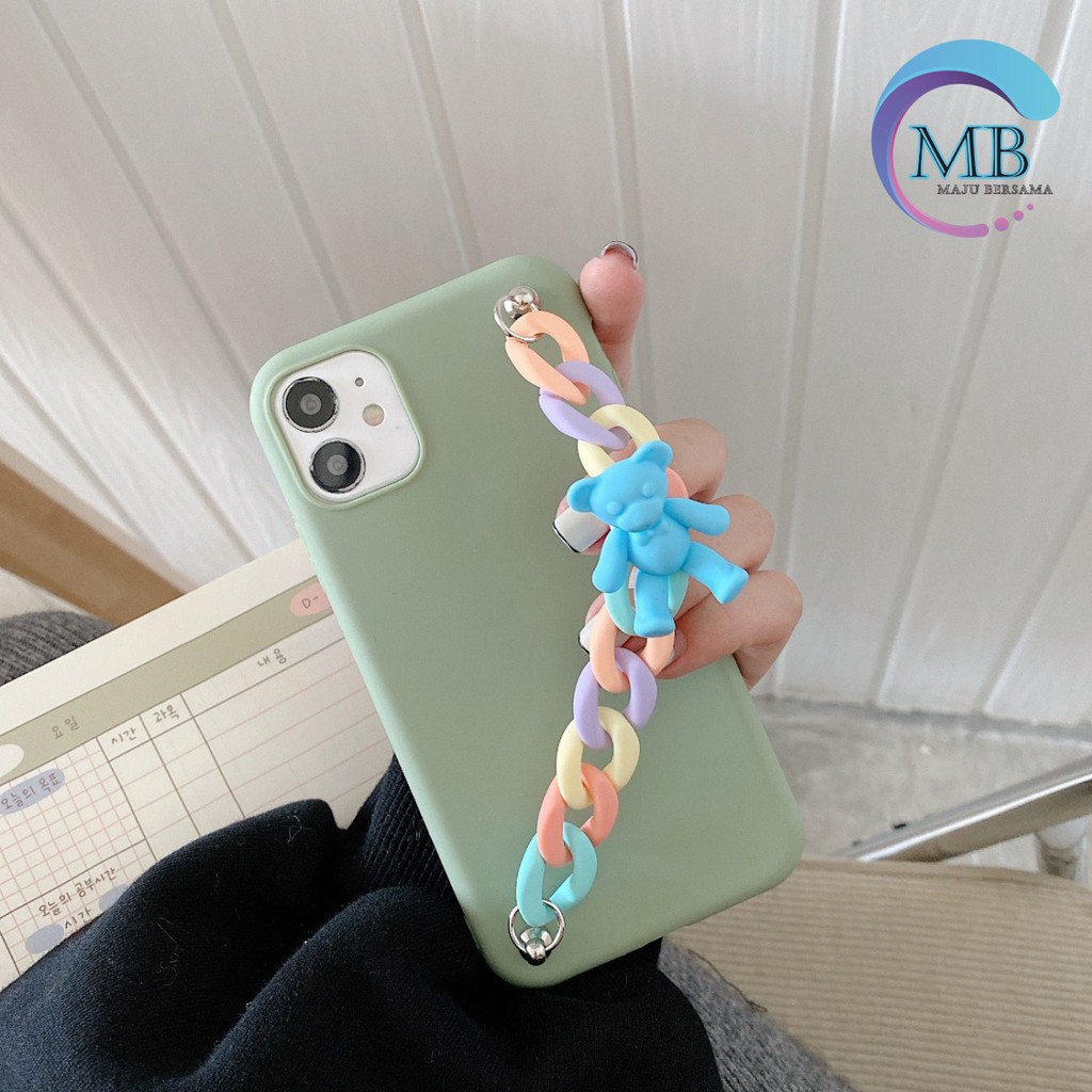 CASE SOFTCASE CANDY GELANG RANTAI IPHONE X XS XR XS MAX MB1836