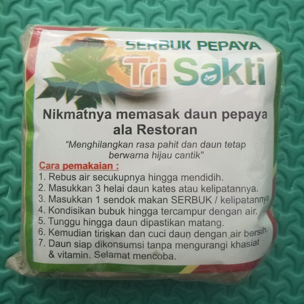 

Bubuk Masak Memasak DAUN PEPAYA Ala Restoran - Lumpur PENGHILANG PAHIT Daun Pepaya HIGENIS