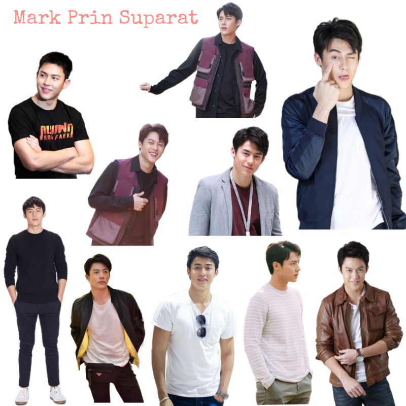 

11pcs Stiker murah Mark Prin Suparat Drama Thailand Diyaesthetic tahan air stiker laptop/handphone/scrapbook/buku jurnal