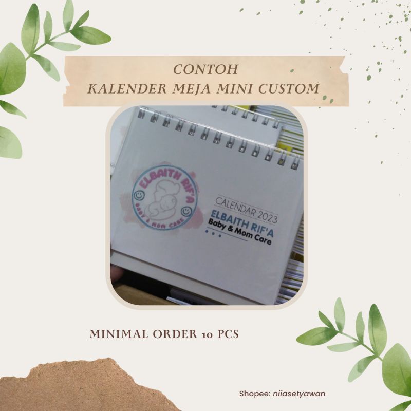 

Kalender Meja Mini Custom 2023/ Kalender Duduk Custom/ Kalender Meja Custom