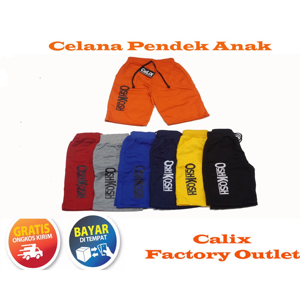 Celana Pendek Anak Bahan Fleece Celana Sport