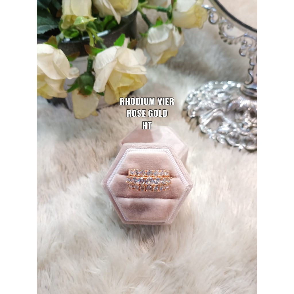 Cincin Premium Imitasi Berlian
