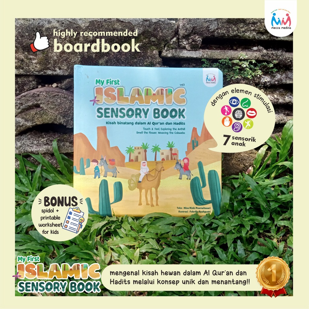 Buku My First Islamic Sensory Book by Meccamedina.kids