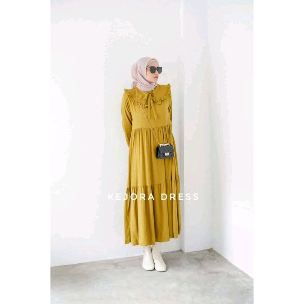 Sansen.id Nagita Midi Dress Rayon Busui Home Dress Wanita Murah