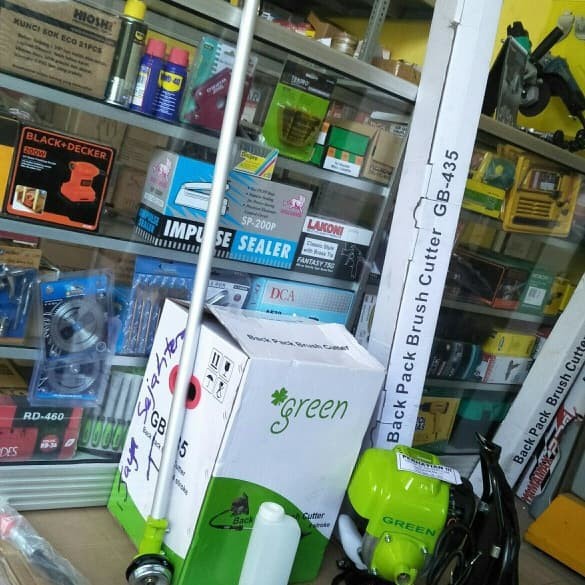 Mesin Potong Rumput Gendong 4 Tak Green GB 435
