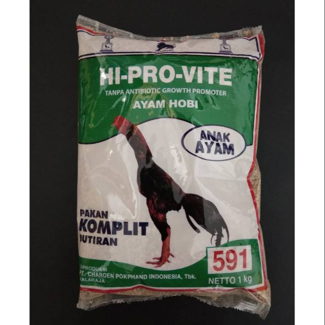 Hi Pro Vite Pakan Anak ayam hobi 591 pur komplit charoen pokphand