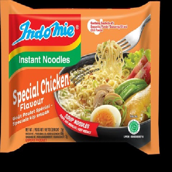 INDOMIE AYAM SPESIAL INSTAN HALAL 68 GR MI SPECIAL