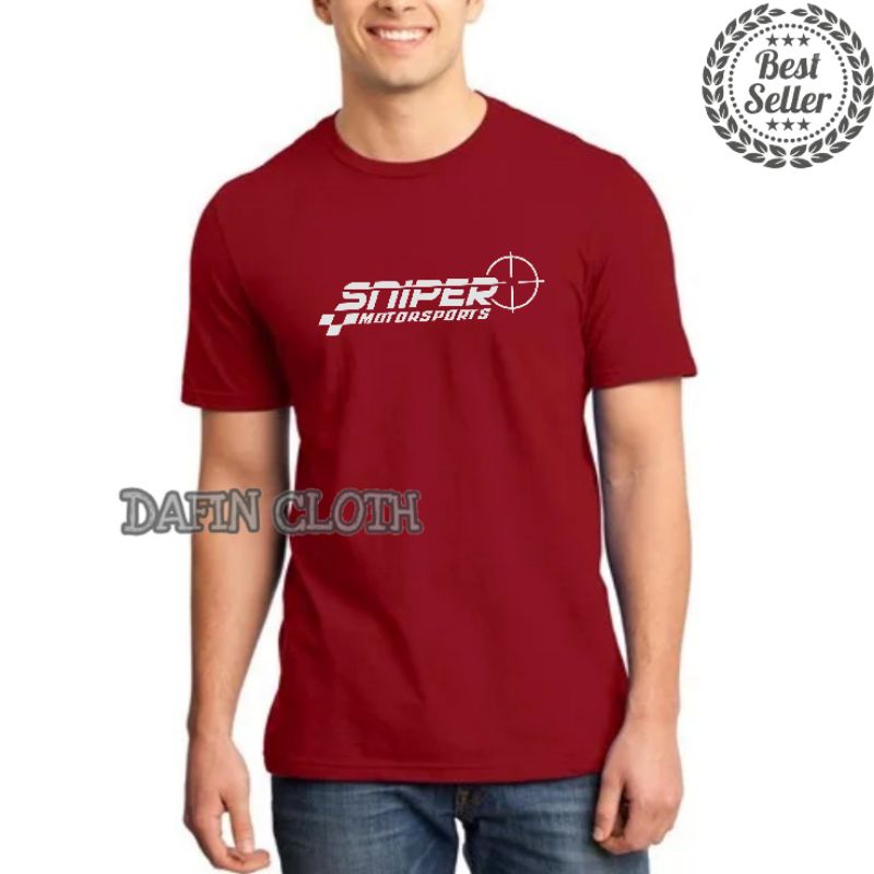 Tshirt Baju Kaos Pria Sniper Motorsports
