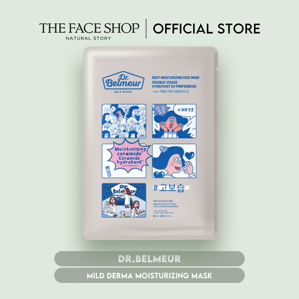 [The Face Shop] Dr.Belmeur Mild Derma Moisturizing Mask - 28ml - Ori