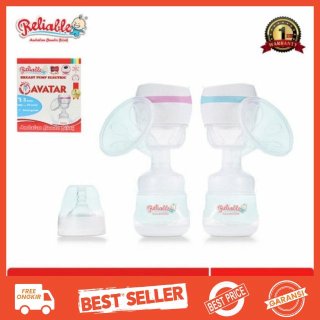 [GARANSI 1 TAHUN] Breastpump Pompa Asi Elektrik Avatar Reliable Rechargeable Garansi