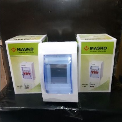 MASKO BOX MCB IB/OB 2 - 3GROUP TIPE 9803 / MCB BOX 2 - 3 GROUP MASKO TEMPEL / TANAM