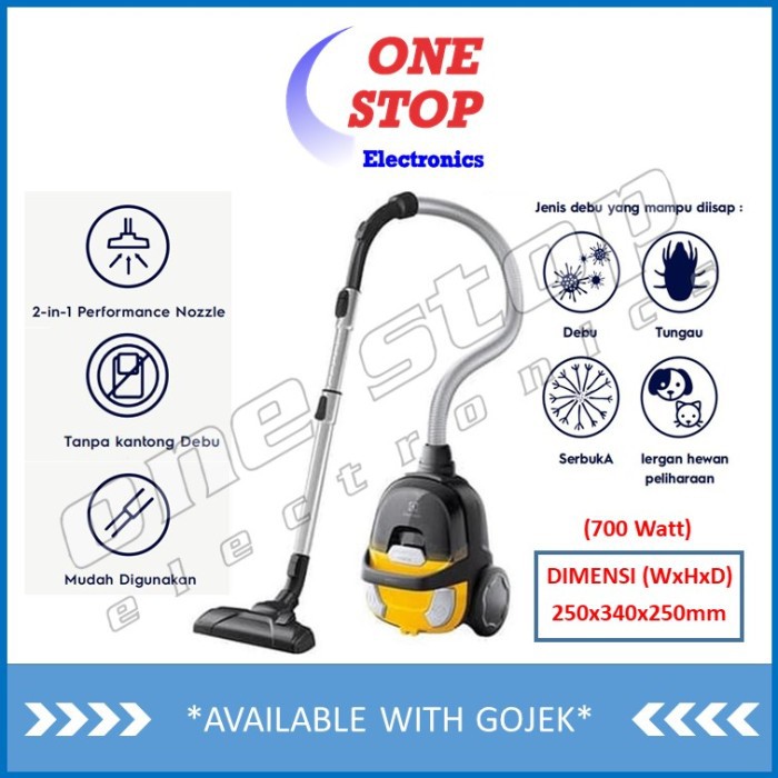 ELECTROLUX Z1230 Vacuum Cleaner Compactgo Cyclonic Z-1230