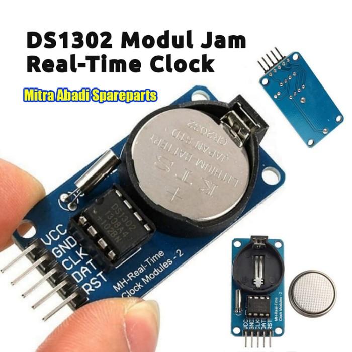 DS1302 MODUL JAM Real-Time Clock Arduino Uno