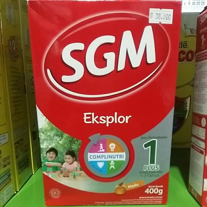 

SGM EKSPLOR AKTIF 1 PLUS RASA MADU&VANILA 400GRAM