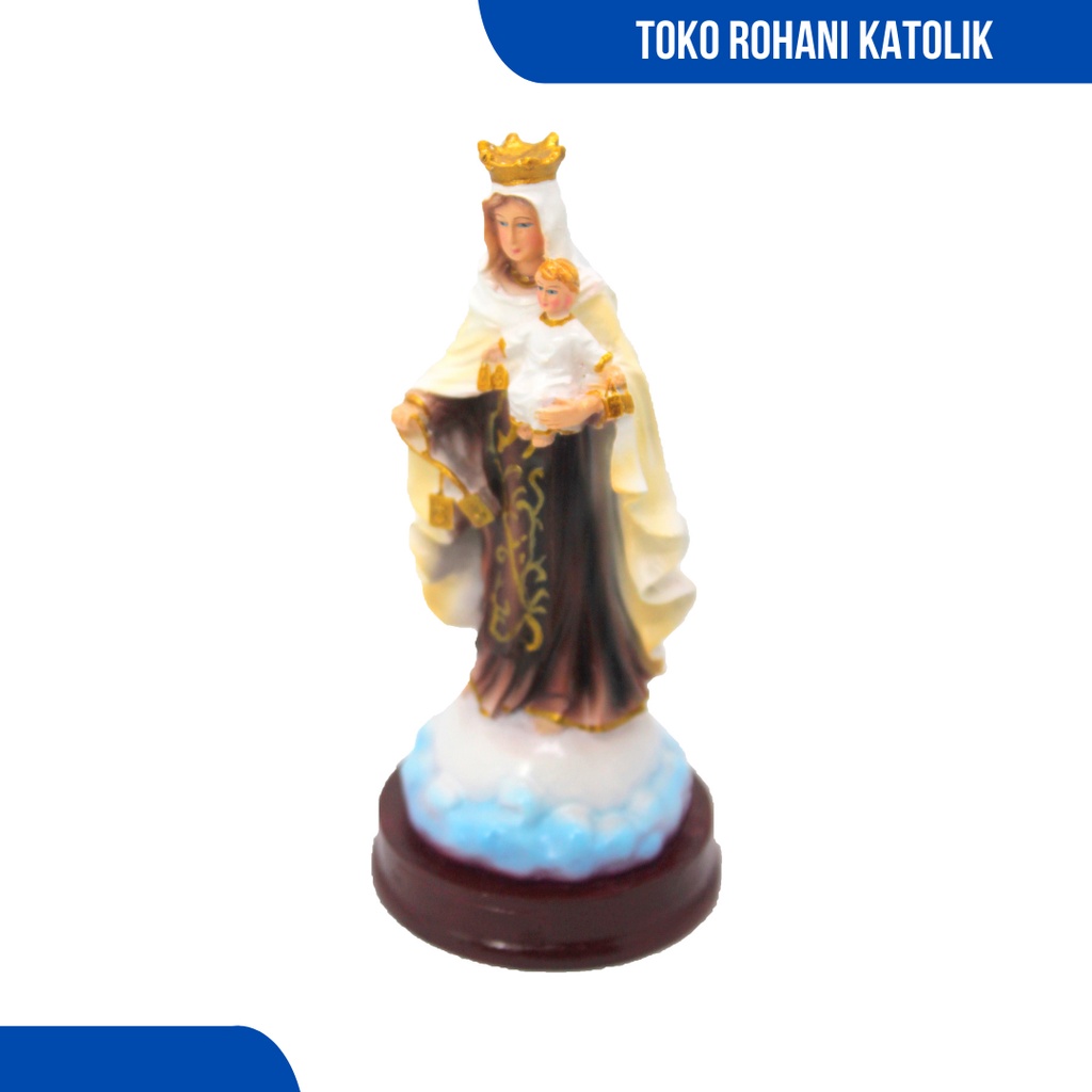 PATUNG MARIA KARMEL 15 CM / PATUNG BUNDA MARIA DARI CARMEL / PATUNG KATOLIK