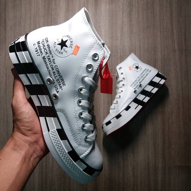 jual converse x off white