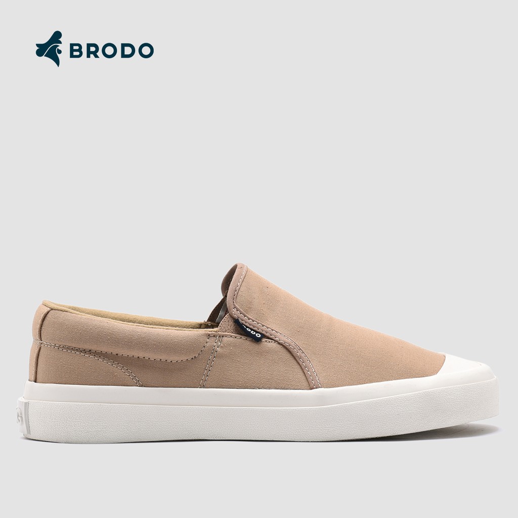 BRODO - Sneakers Vantage V.2 Slip On Camel WS
