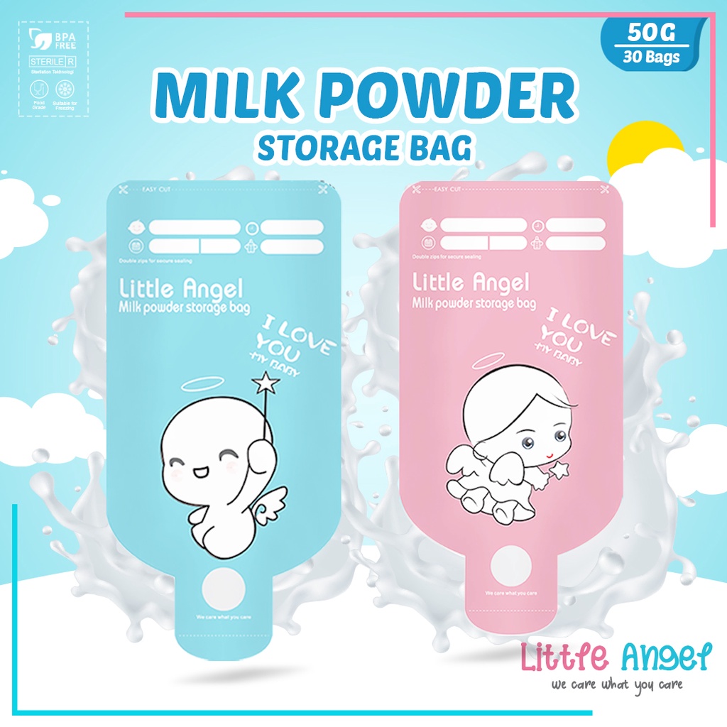 KANTONG SUSU BUBUK BAYI SUFOR PLASTIK SUSU FORMULA BABY MILK POWDER Storage Bag ORI 30pcs ASI COD