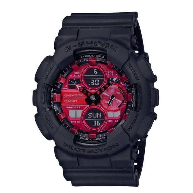 CASIO G-SHOCK GA-140AR-1ADR / GSHOCK GA140AR-1A ORIGINAL & GARANSI
