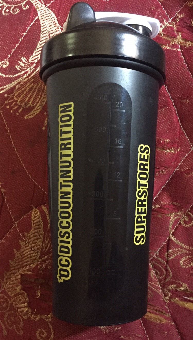 Botol Shaker Protein Fitness / Protein Shaker Bottle - Simple 600 Ml