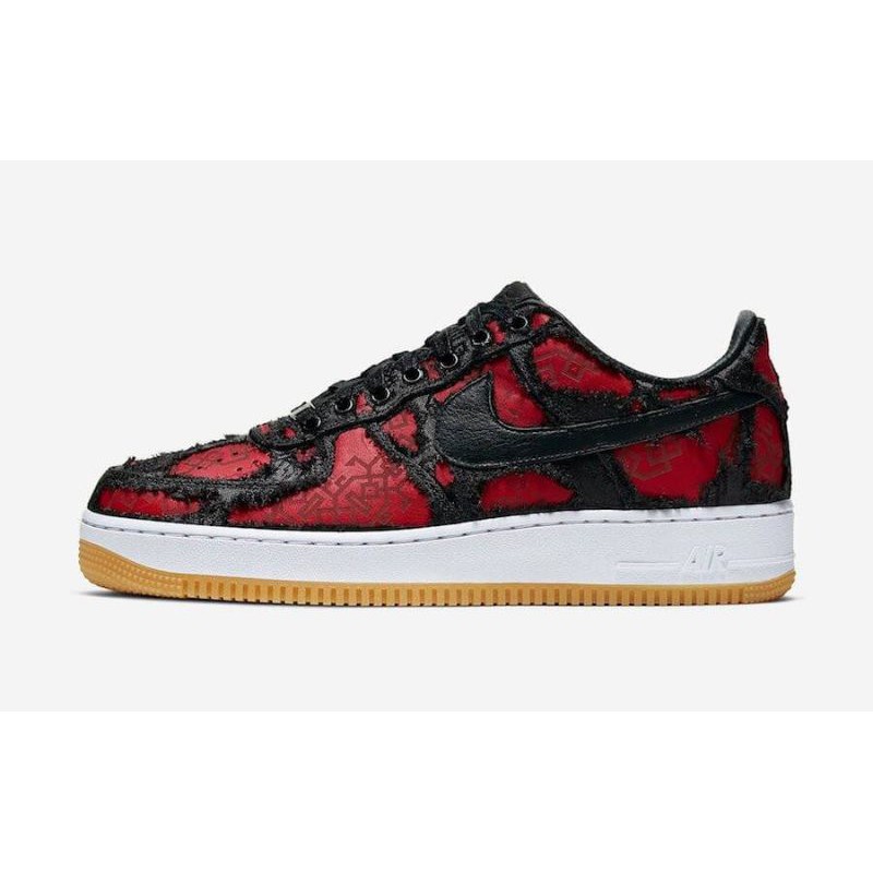 nike clot air force 1 black