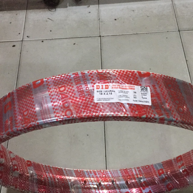 VELG DID KRUM RING 18 UKURAN 215