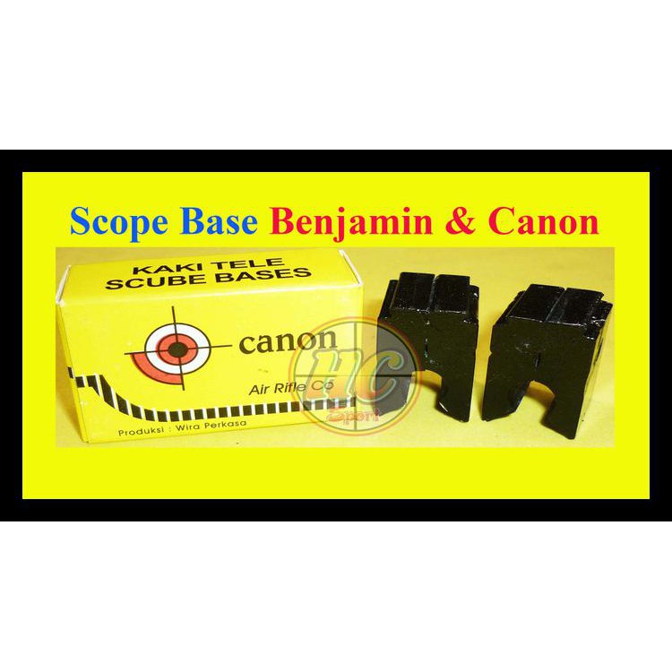 Scope Base Benyamin & Canon ( Mounting Dudukan Senapan Telescope ) Kode 777