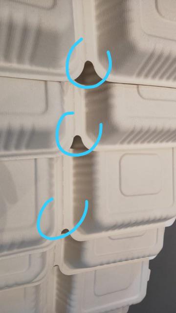 Bali Sugarcane Take Away Lunch Box Kotak Tempat Makan X Thinwall Paper Boks Wadah Makanan Bagasse