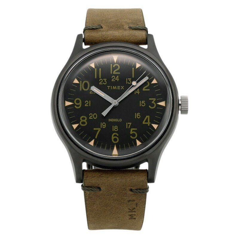 Timex MK1 Steel black dial Green Olive TW2R97000