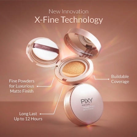 Pixy Make It Glow Techno - Fixed Matte Cushion / Primer