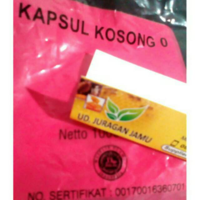 

Capsugel kapsul kosong transparant /capsule