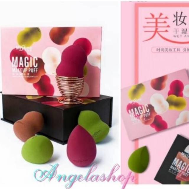 PREMIUM BLENDER SPON IMAGIC MISTINE Puff 100% Kualitas bahan NBR Jepang