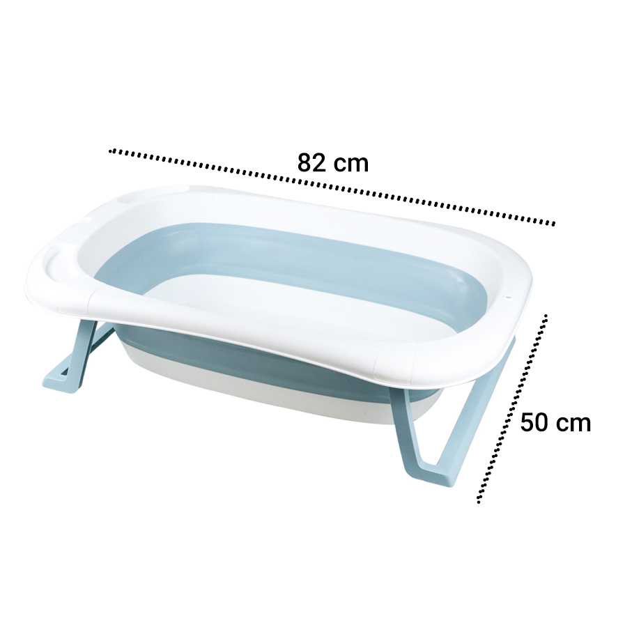 TD-REN BABYINNER Bak Mandi Bayi Lipat Foldable Baby Bathtub 82x50 cm - BZ-201