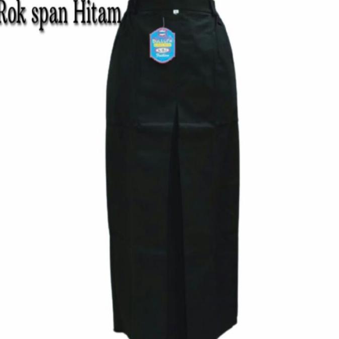 Rok Span Panjang warna Hitam-Rok Sekolah Sma/Smk