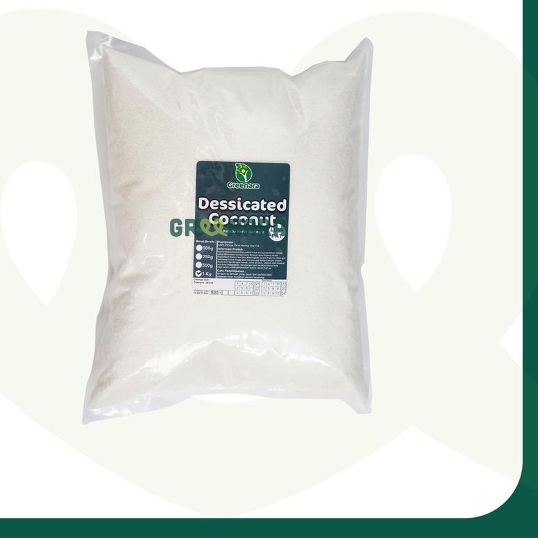 

Terjangkau Dessicated Coconut 1Kg / Kelapa Parut Kering 1kg