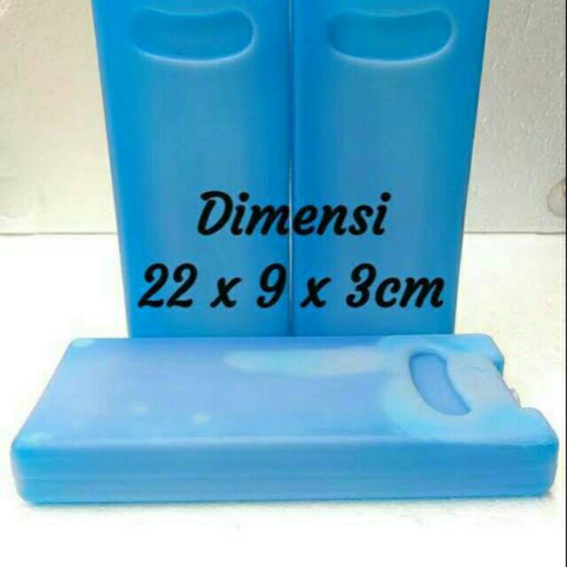 blue ice pack thermafreeze frizgel ukuran 9×22×3 cm ice pack sekuran batu bata