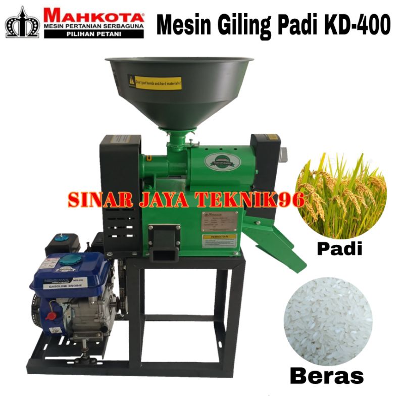 Mesin Giling Padi Mini Terbaru Mahkita KD-400S| Komplit