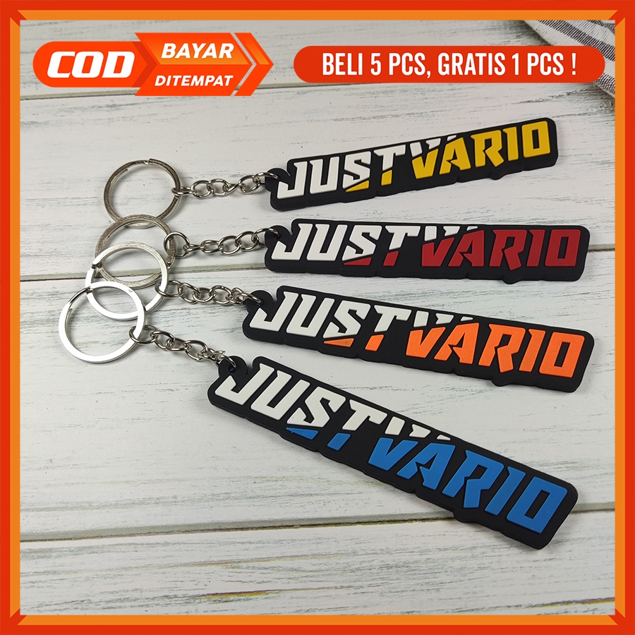 [BAYAR DITEMPAT] Gantungan Kunci karet Unik Motif VARIO  | Rubber keychain HONDA VARIO | bandul Kunci Premium | VARIO LAMA TECHNO 125 150