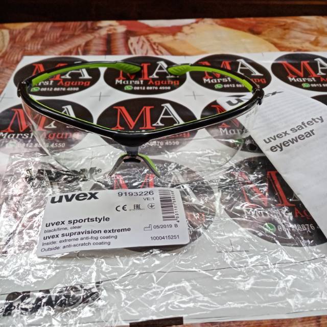 Uvex 9193226 Sportstyle supravision extreme kacamata safety