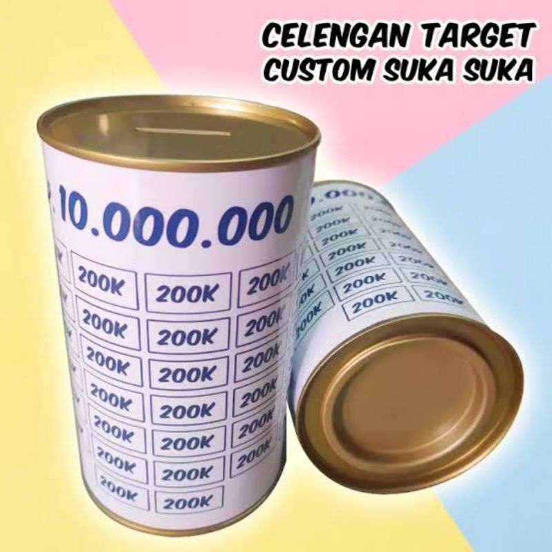 Celengan Target Murah Celengan Target 10 Juta murah